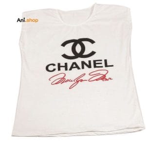 تیشرت حلقه ای زنانه طرح CHANEl