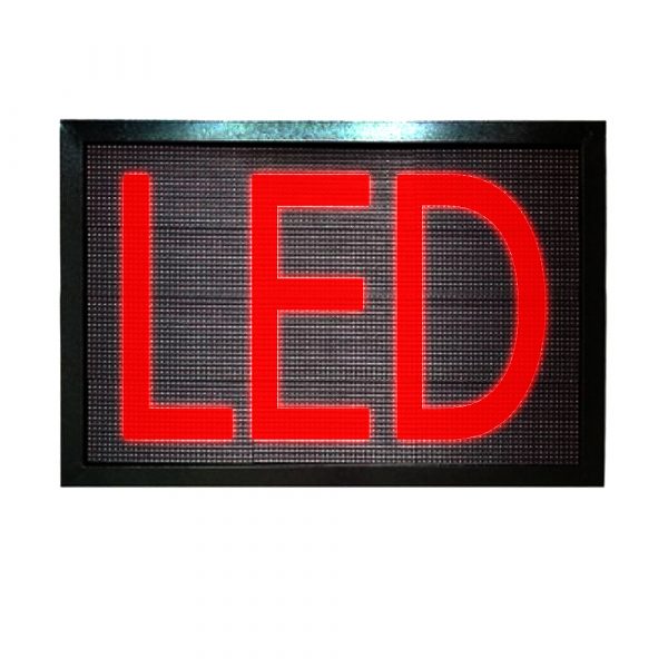 تابلو روان LED قرمز ارتفاع 74 سانت (8 سایز)