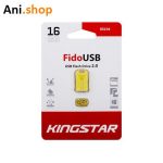 فلش 16 گیگ کینگ استار مدل KINGSTAR KS218 FIDO GOLD
