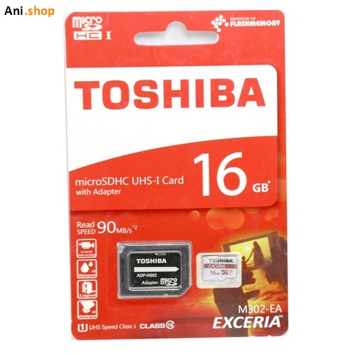 رم 16 گیگ توشیبا کلاس 10 Toshiba Exceria UHS-I U3 16 کدp-407