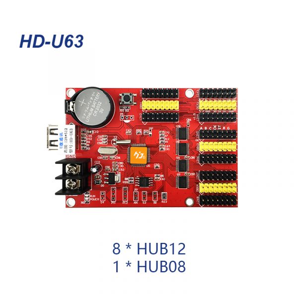 برد کنترل تابلو روان HD-U63