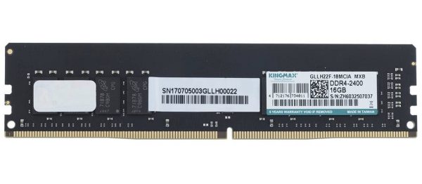 رم کینگ مکس 16 گیگابایت تک ماژول DDR4 CL17 باس 2400
