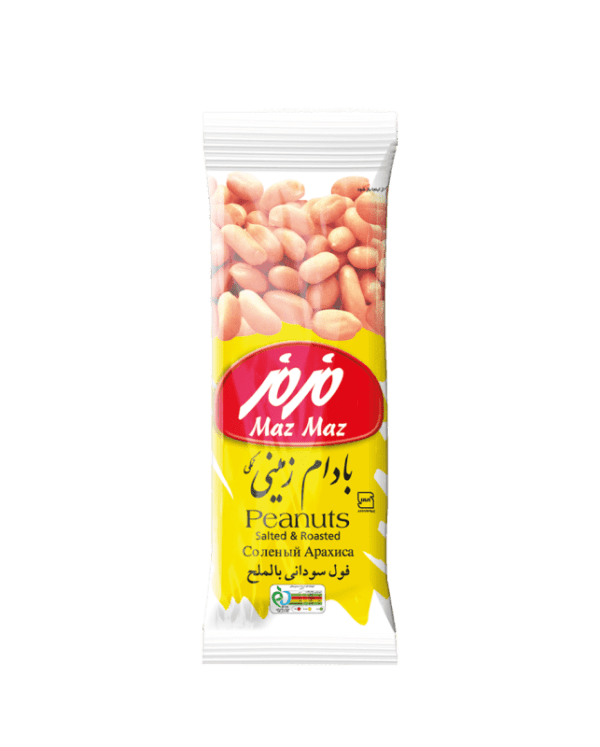 بادام زمینی نمکی مزمز60 گرم