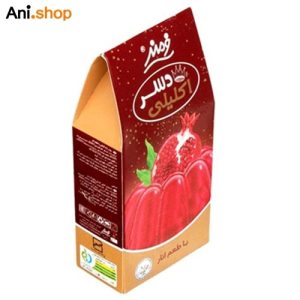 دسر اکلیلی فرمند با طعم انار۱۰۰گرم کد۹۱