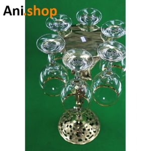 گیلاس خوری برنجی بدون جام کد AM2