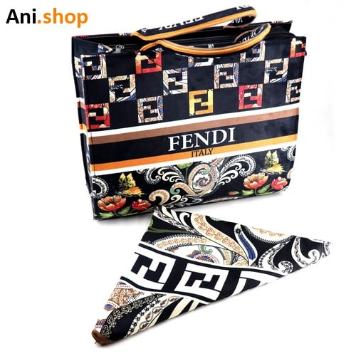 ست کیف و روسری FENDI کد C11