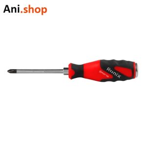 پیچ گوشتی تکی دسته TPR ضربه خور 100×6 چهارسو کد RH-2970