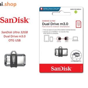 فلش مموری 32 گیگ سن دیسک مدل Ultra Dual Drive M3.0