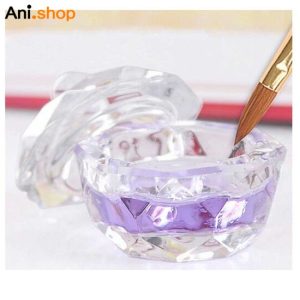 گوده کاشت ناخن کریستالی درب دار کد 123