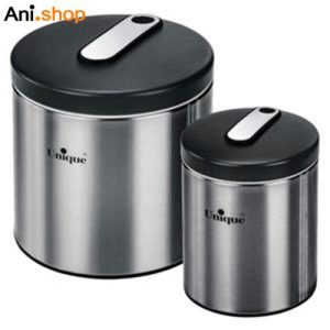 سطل قند وشکر استیل مدل UN-1612 کد 217