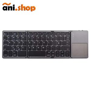 کیبورد بلوتوث تاشو مدل B033 ا Foldable Bluetooth Keyboardرنگ مشکی
