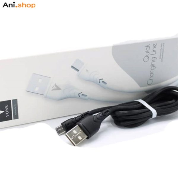 کابل USB گوشی اندروید مدل VONK V11 کد ez 32