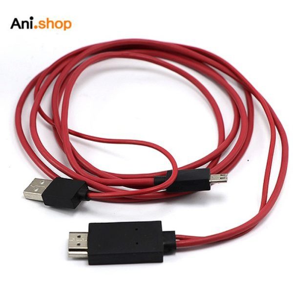 کابل تبدیل لایتنینگ اندروید به HDMI مدل به طول 2 متر dz17
