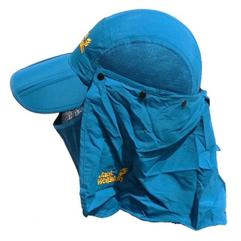 کلاه آفتابگیر جک ولف اسکین مدل VG 2201 رنگ آبی