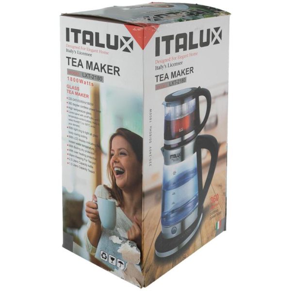 چای ساز ایتالوکس مدل 2170 رنگ مشکی