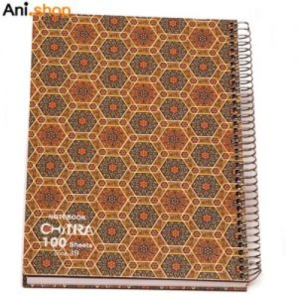 دفتر 100 برگ جلد چوبی  DZ-126