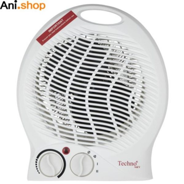 فن هیتر تکنو Techno - مدل Te 1404 بخاری برقی فن دار ا 2000 وات
