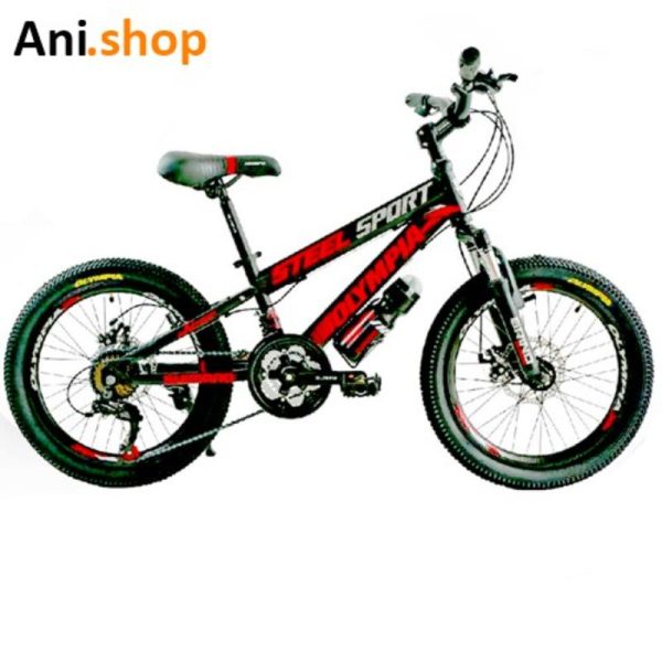 دوچرخه برند المپیا مدل تک دیسک عقبSTEEL SPORT سایز 20