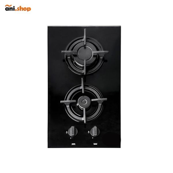 اجاق گاز شیشه ای ۲ شعله توکار