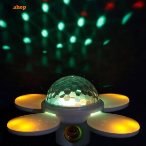 لامپ LED اسپیکر دار بلوتوثی Folding light 48W E27 + ریموت کنترل