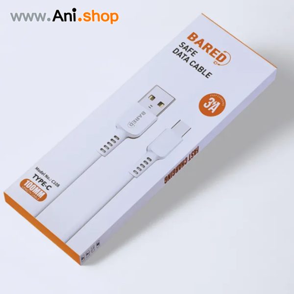 کابل فست بارد تایپ سی | Bared 3A Fast Charging Type C - Image 3