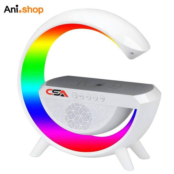 اسپیکر G بلوتوثی CSA با شارژر وایرلس، چراغ خواب G500