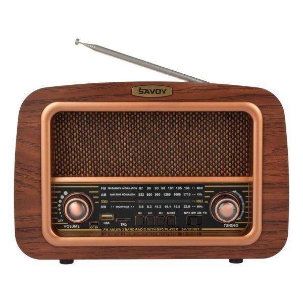 اسپیکر بلوتوث رادیویی SAVOY SV-1210 BT