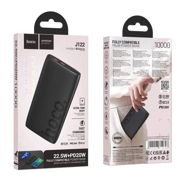 پاور بانک فست شارژ هوکو 22.5 وات مدل J122 با ظرفیت 10000 میلی آمپر ساعت - Image 5