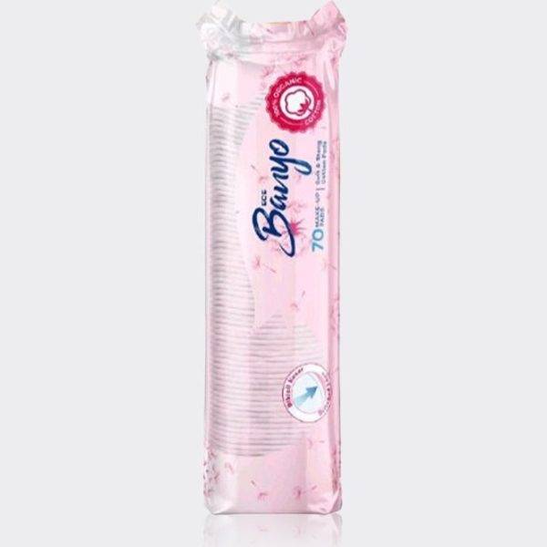 پد پاک کننده آرایش بانیو Banyo Soft and Stong Cotton 70 Make-Up pads