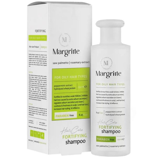 شامپو تقویتی موهای چرب مارگریت حجم 250 ml