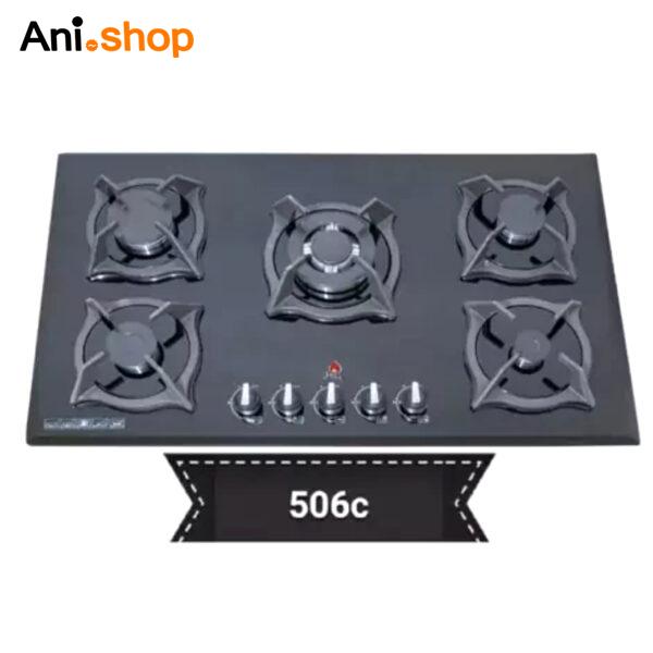 اجاق گاز صفحه ای جانا مدل شیشه ای مدل 506