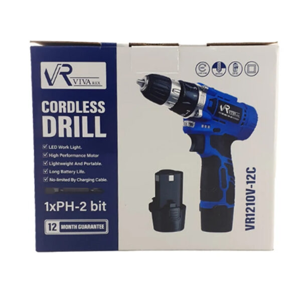 دریل شارژی VR1210V-12C vivarex - Image 2