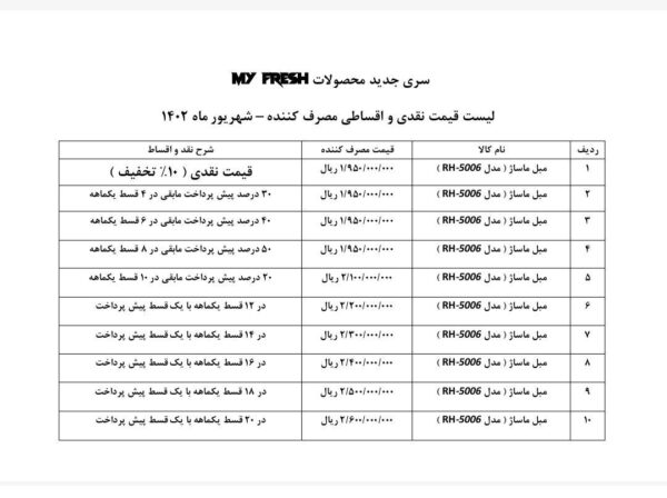 صندلی ماساژور مای فرش MyFresh RH-5006 - Image 3