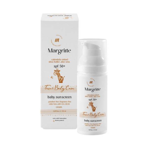 کرم ضد آفتاب کودک مارگریت SPF 50 ‌ حجم 50 میلی‌لیتر
