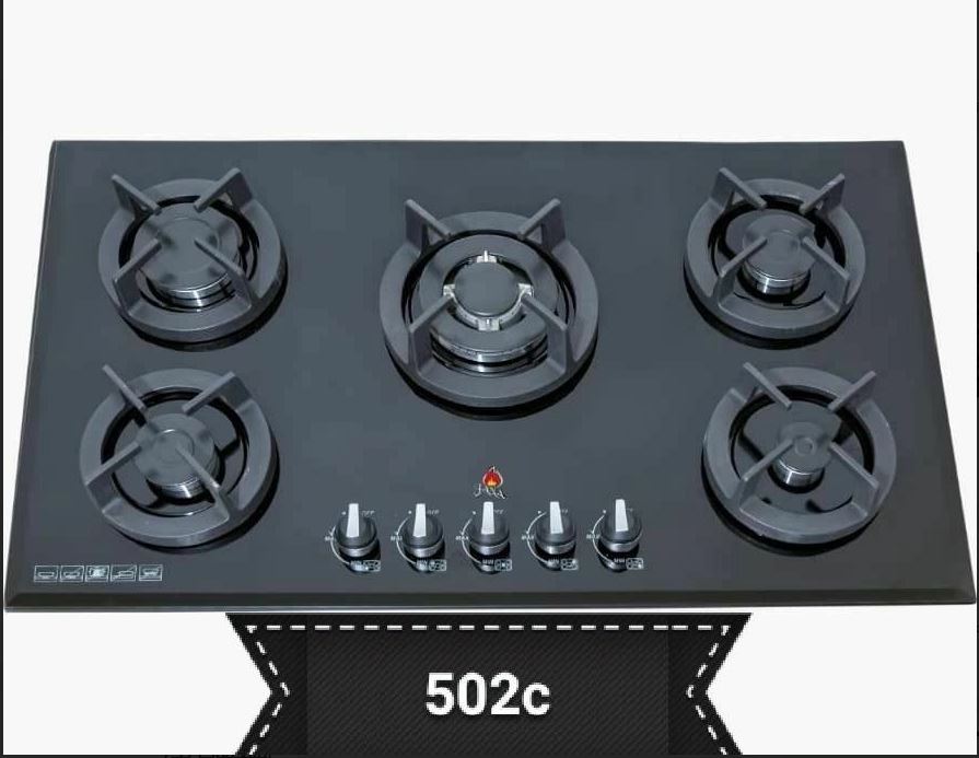 اجاق گاز رومیزی 5 شعله شیشه ای جانا مدل G502 - Image 2