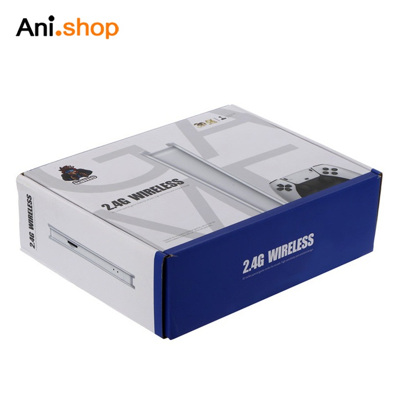 کنسول بازی همراه با 2 دسته بی سیم طرح (PS 5) Game console with 2, PS5 design wireless controllers