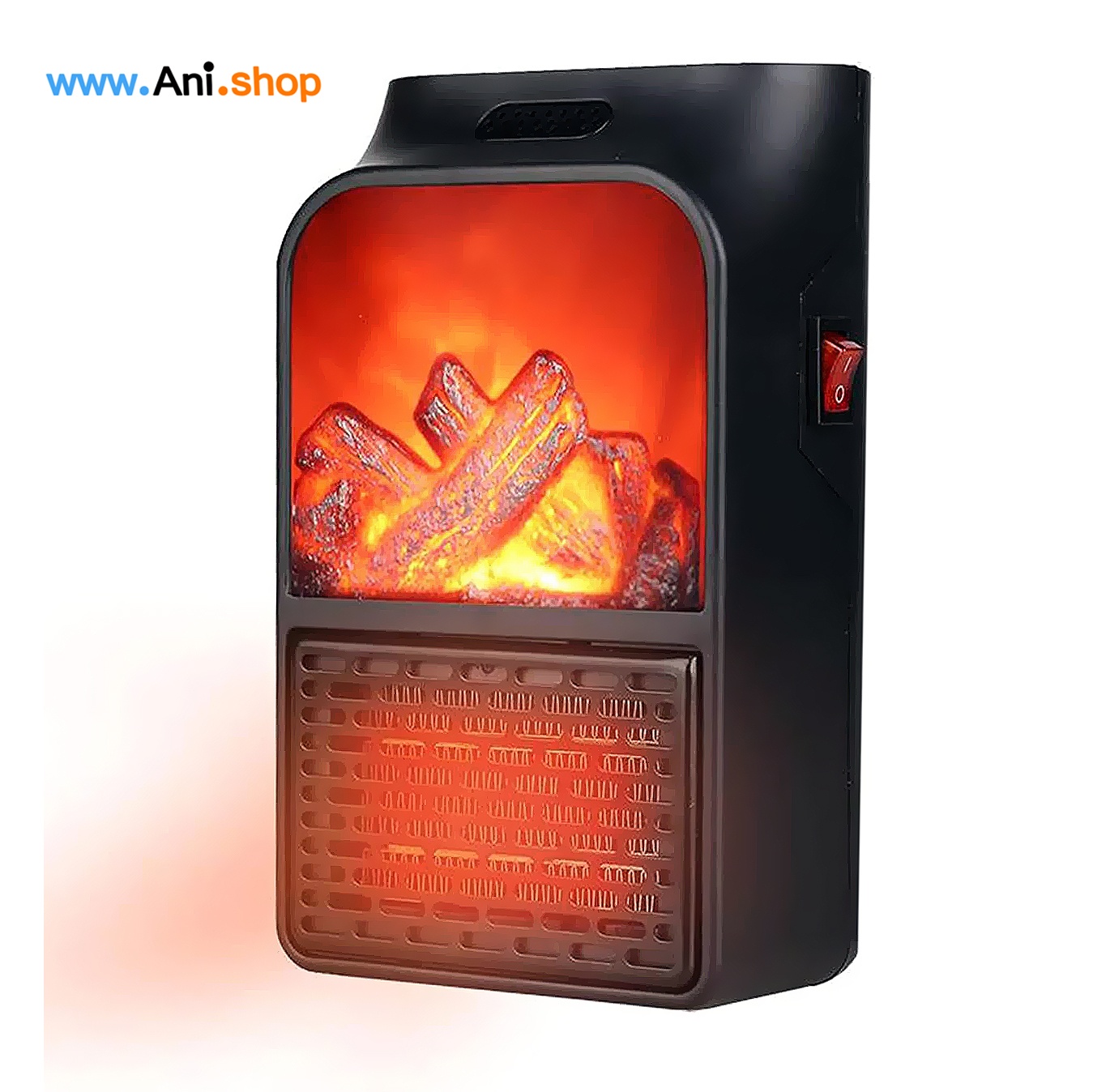 فن هیتر پرتابل شومینه ای 1000w وات ریموت ندارد