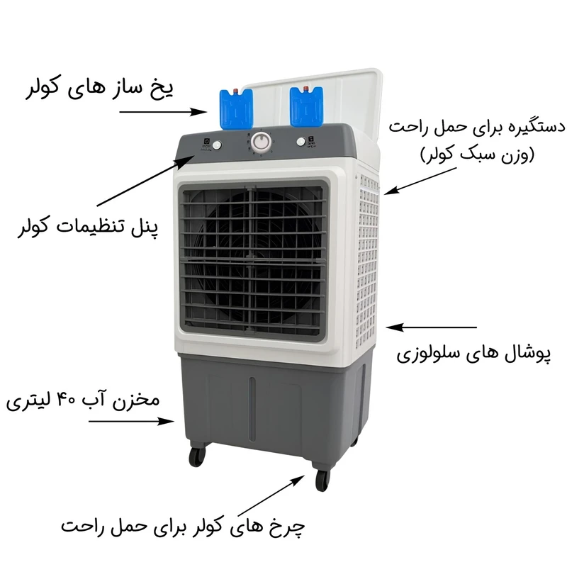 کولر آبی پرتابل وان لایف(نمونه) - Image 4
