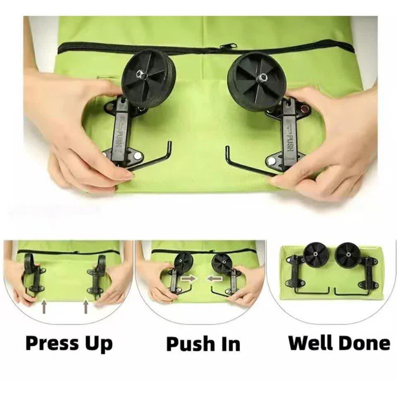 ساک خرید چرخ دار