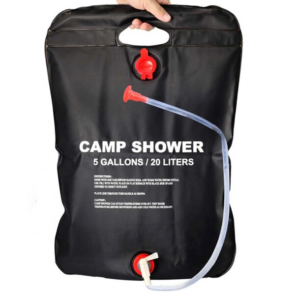 دوش سفری مدل camp shower حجم 20 لیتری