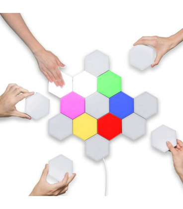 چراغ ریموت دار مدل کندو عسل 6 عددی - Image 2