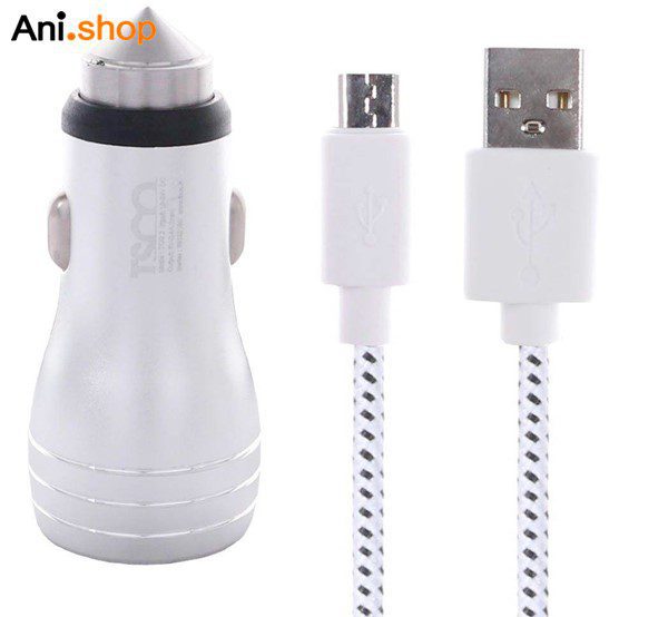 شارژر فندکی 2 پورت 2 آمپر جنس خوب TSCO TSG2 باکابل کد 903 - Image 2