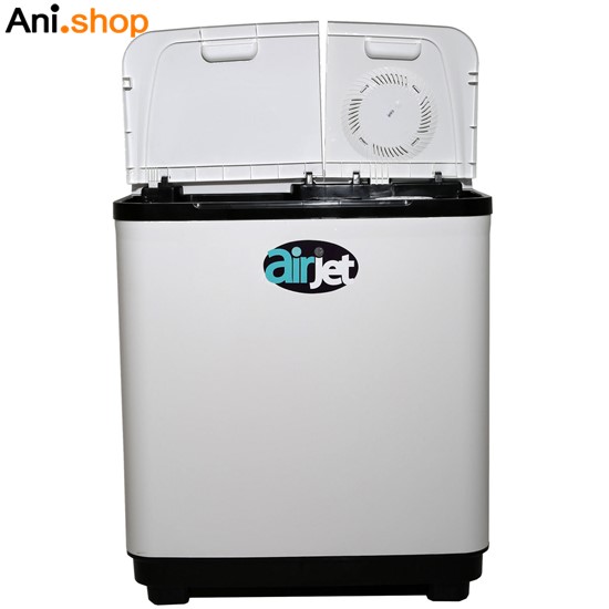 لباسشویی دوقلو 9.6 کیلویی پاکشوما مدل PWN-9654 AJ رنگ سفید - Image 3