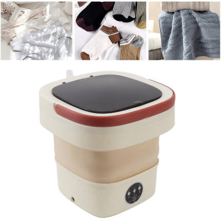 مینی واش پرتابل سیلیکونی تاشو با سبد خشک کن - Image 2