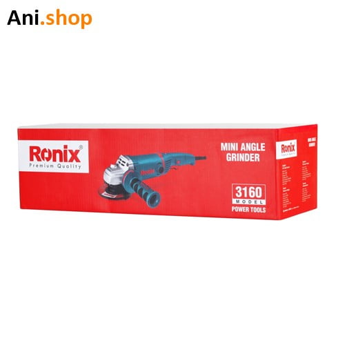 مینی فرز 115 میلی متری صنعتی دسته بلند دیمردار 1400 وات کد 3160 - Image 6