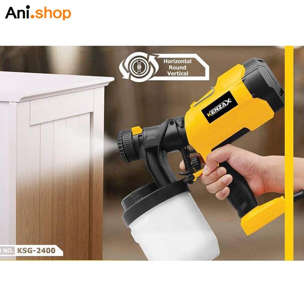 پیستوله برقی کنزاکس 400 وات HVLP کد KSG-2400 - Image 6