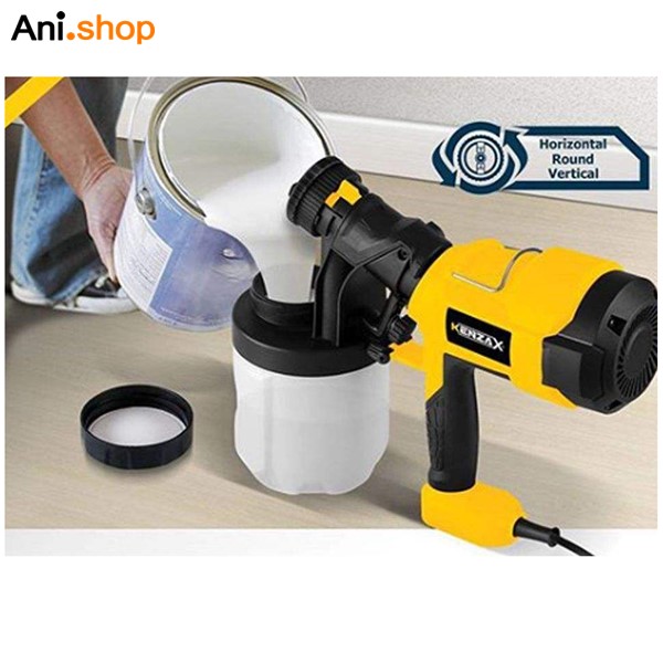 پیستوله برقی کنزاکس 400 وات HVLP کد KSG-2400 - Image 7