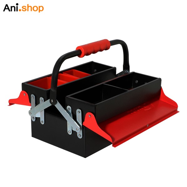 جعبه ابزار فلزی 2 طبقه 30سانت مدل 4702 کد 113