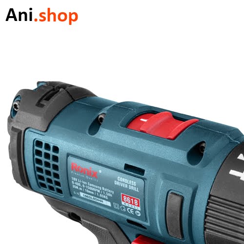 دریل پیچگوشتی شارژی 18 ولت لیتیوم ‌کد 8618