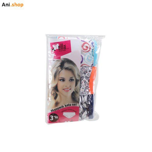 شورت سوپر نخ XL طرح دار بسته 6 عددی FVA48